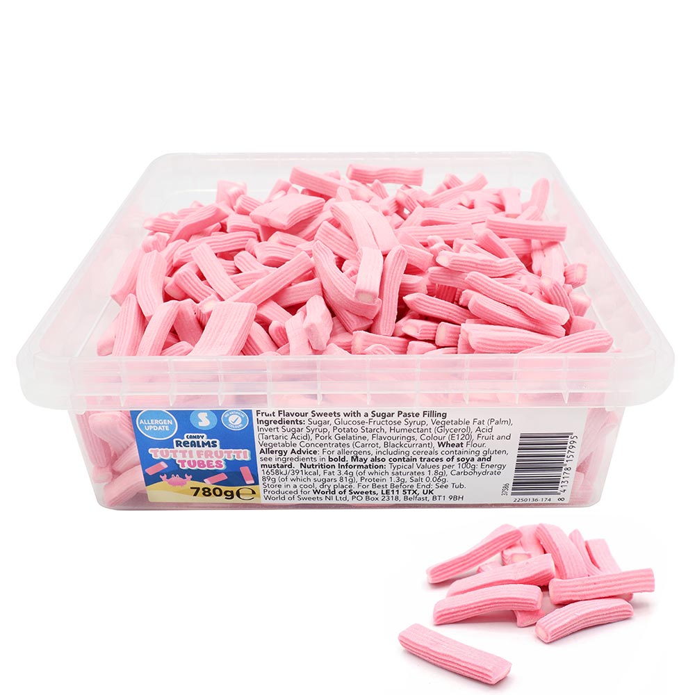 Tutti Fruitti Tubes Tub moossweetsandchews