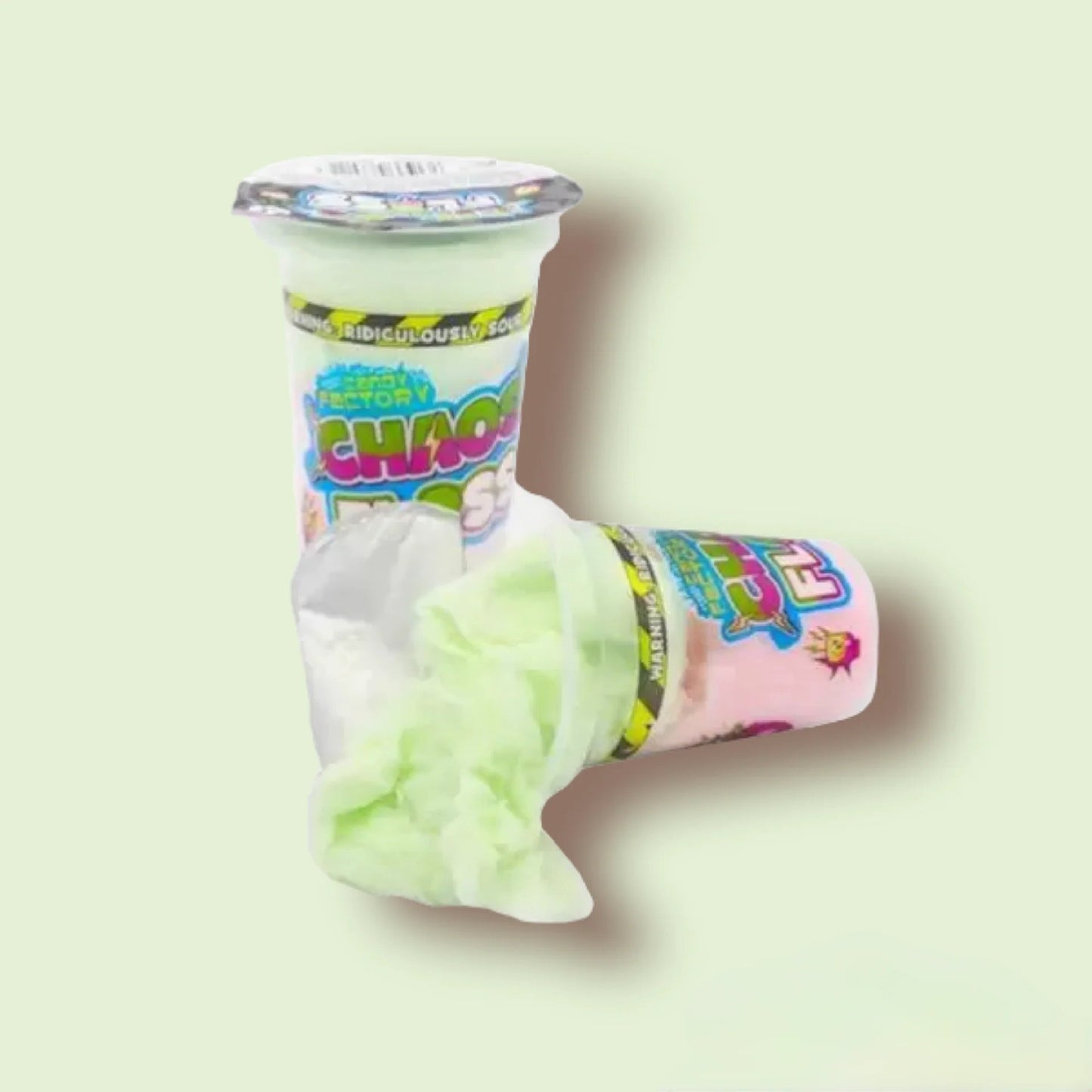 Crazy Candy Factory Chaos Candy Floss Sour Apple & Watermelon moossweetsandchews