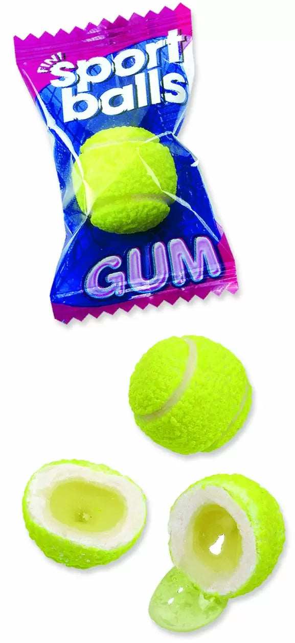 Fini Tennis Balls Liquid Filled Bubblegum moossweetsandchews