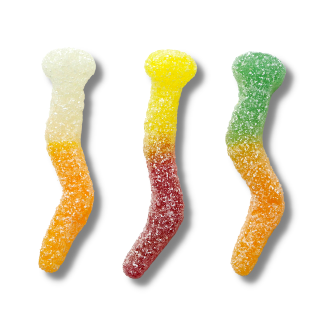 Vegan Fizzy Worms moossweetsandchews
