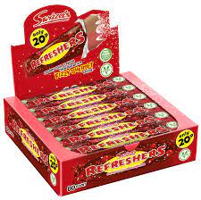 Swizzels Refreshers Cherry Cola Flavour Chew Bar Bull Box moossweetsandchews