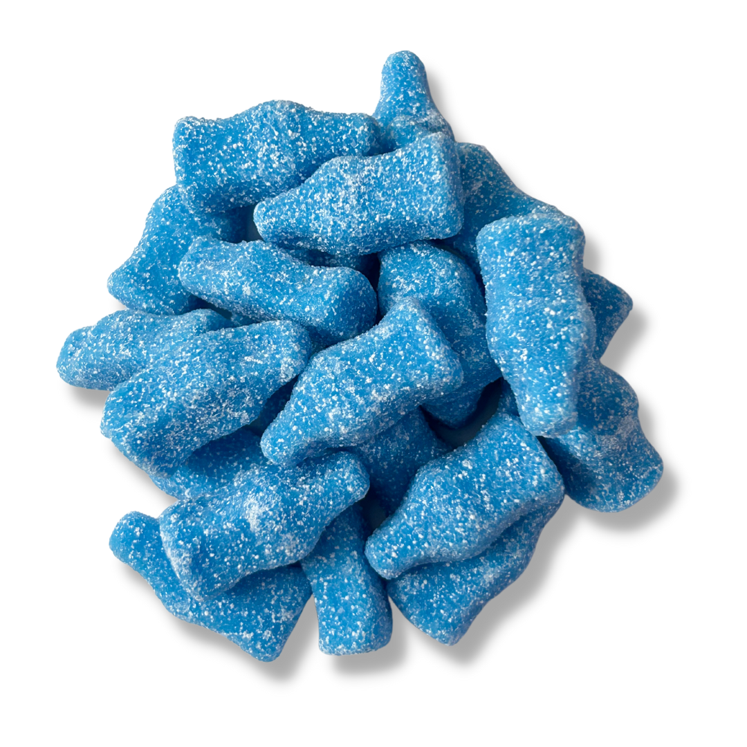 Vegan Fizzy Blue Bottles moossweetsandchews
