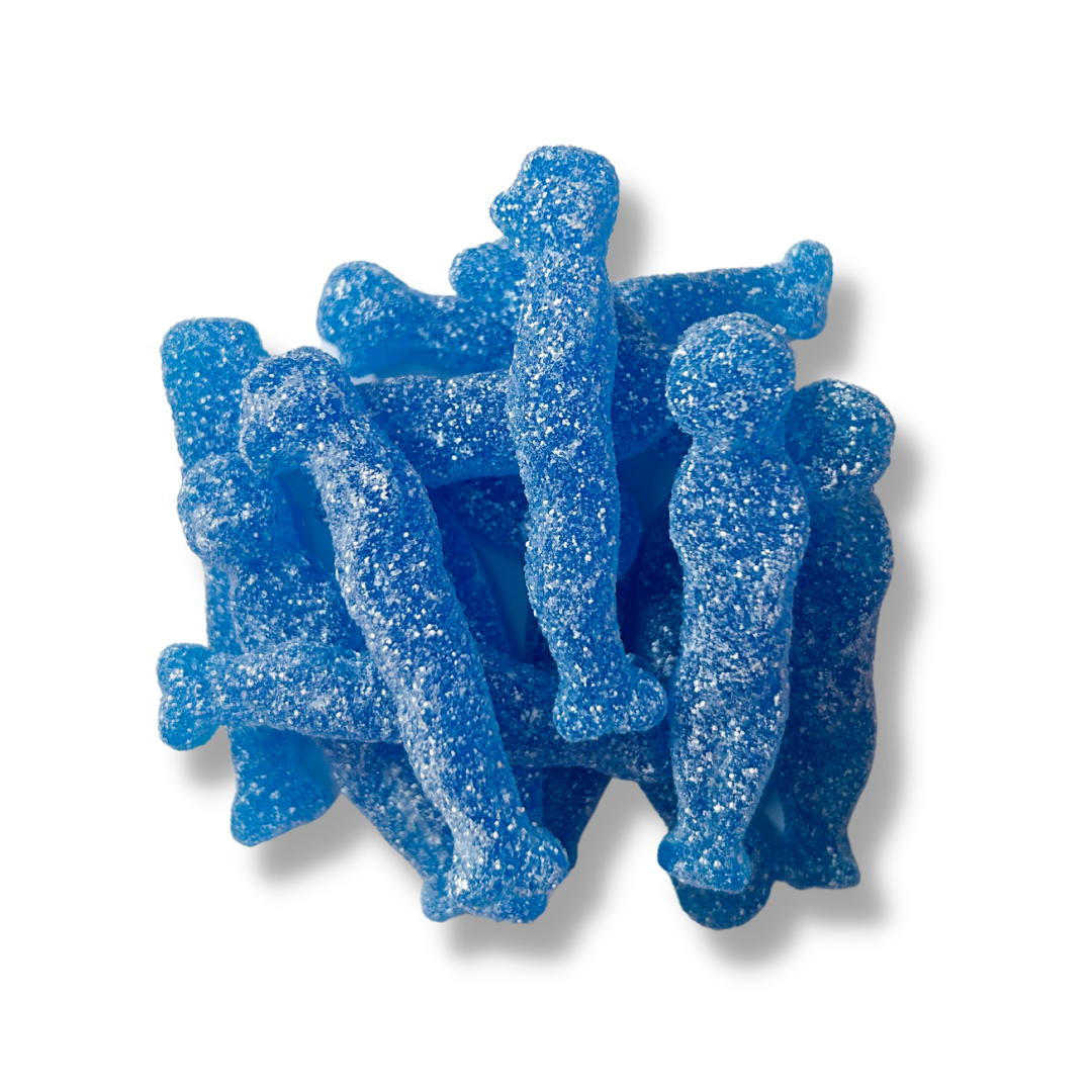 Vegan Fizzy Blue Meerkats moossweetsandchews