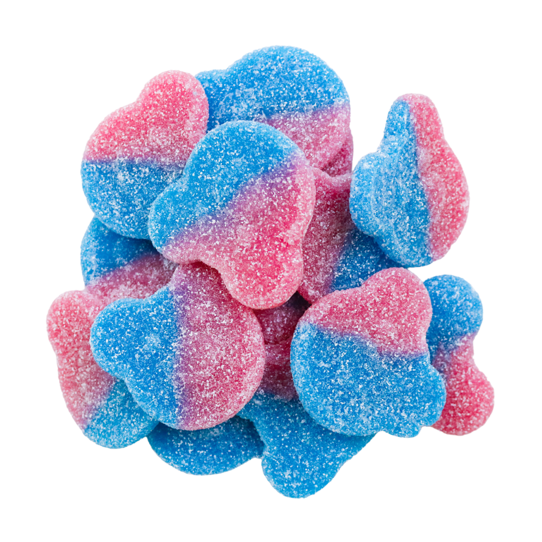 Vegan Fizzy Bubblegum Bear Faces moossweetsandchews
