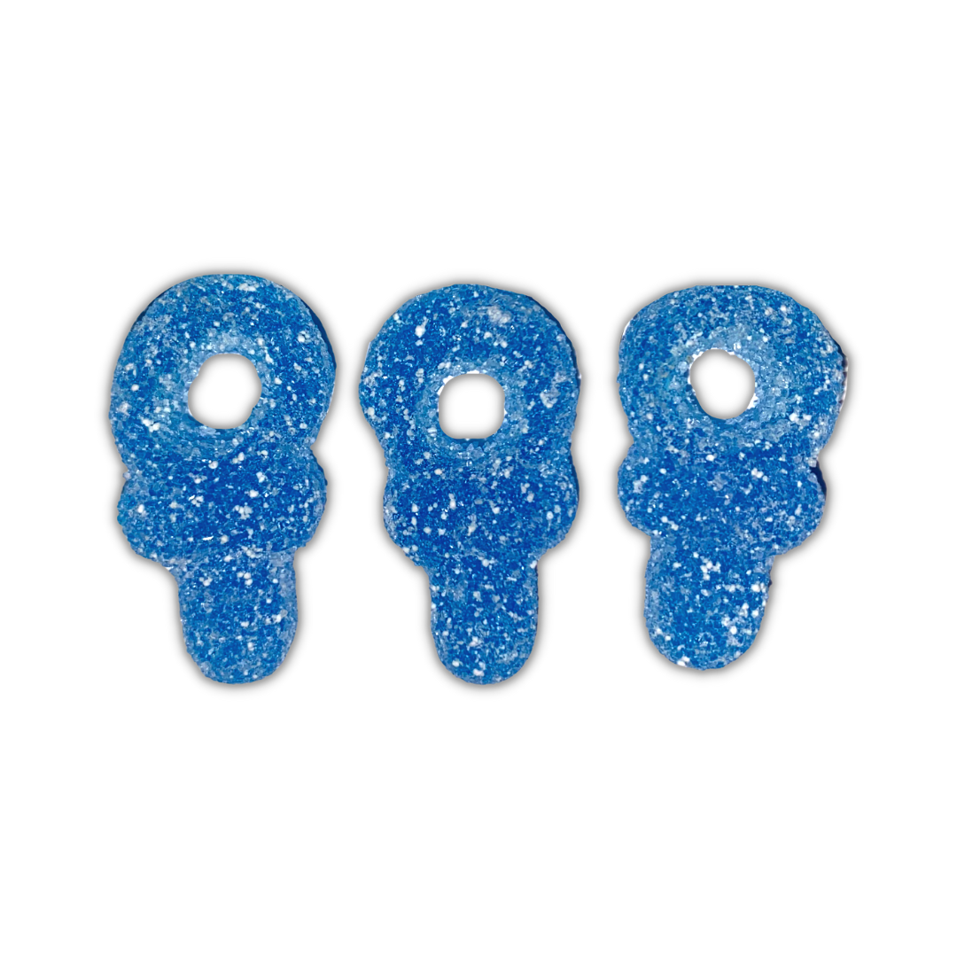 Vegan Fizzy Blue Tongue Painter Dummies moossweetsandchews
