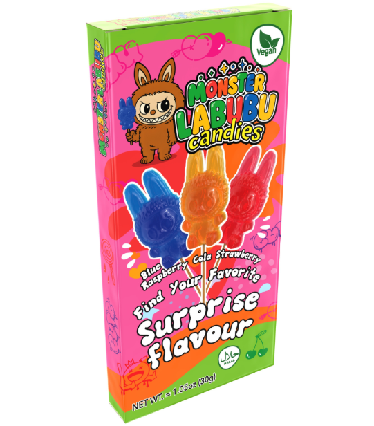 Monster Labubu Surprise Flavour Lollipop