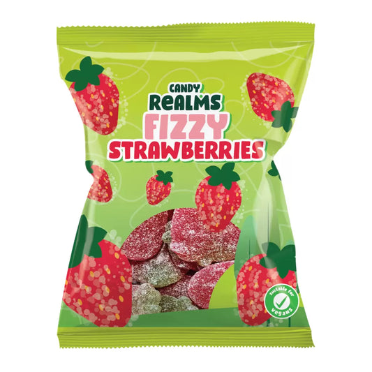 Candy Realms Fizzy Strawberries Bag