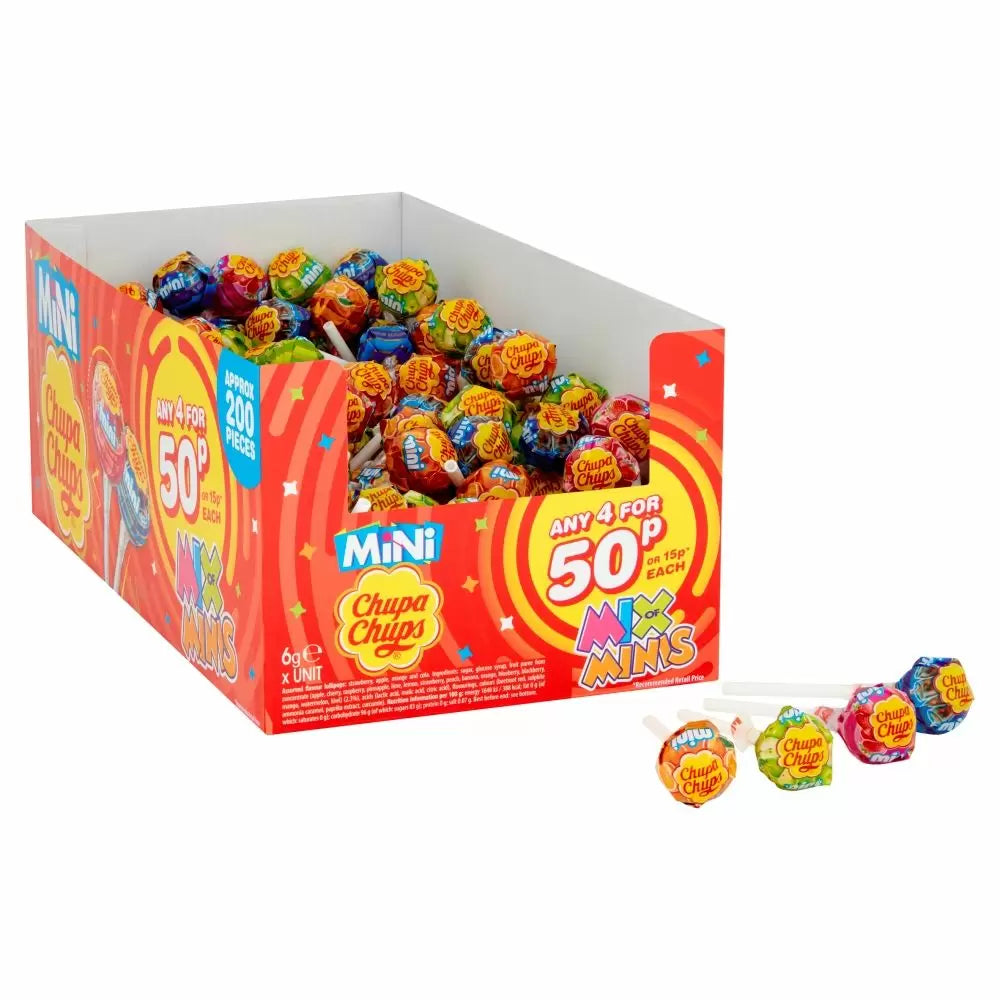 Chupa Chup's Mix Of Minis Mini Lollipops