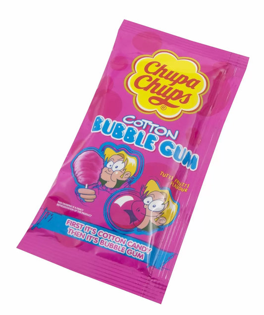 Chupa Chups Cotton Candy Bubble Gum