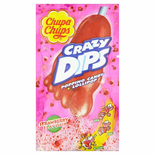 Chupa Chups Crazy Dips Lollipop And Dip