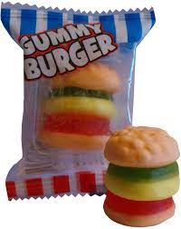 Crazy Candy Factory Gummy Mini Burgers