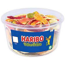 Haribo Yellow Bellies Tub