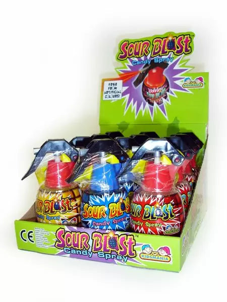 Sour Blast Candy Spray Grenades