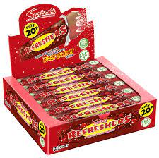 Swizzels Refreshers Cherry Cola Flavour Chew Bar Bull Box