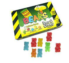 Toxic Waste Sour & Chewy Bears Theatre Box