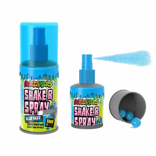 Zed Candy Screamers Blue Raspberry Shake & Spray