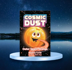 Cosmic Dust Outer Space Orange