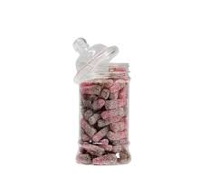 Fizzy Cherry Cola Bottles Full Jar