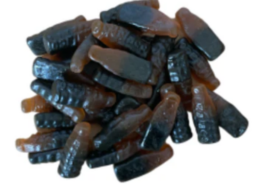 Liquorice & Cola Gummy Bottles
