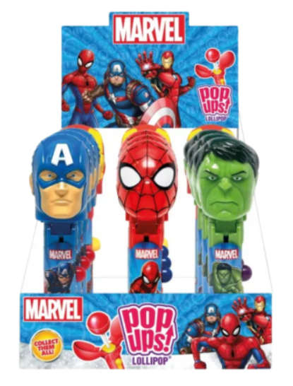Disney Marvel Mix Pop Up Lollipops