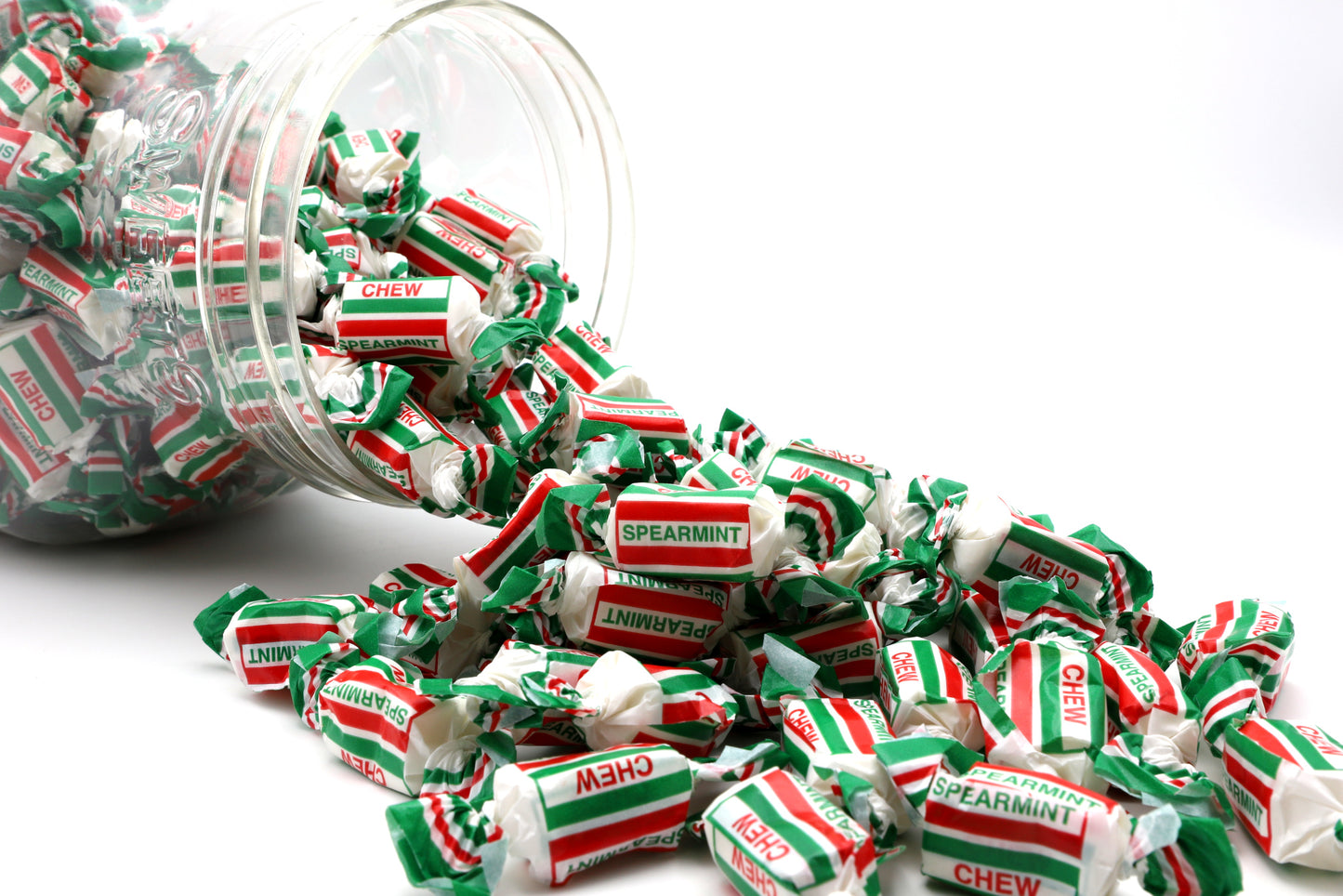 Spearmint Chews Full Jar