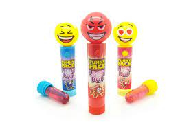 Crazy Candy Factory Funny Face Light Pops