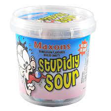 Maxons Stupidly Sour Bubblegum Flavour Boiled Sweets