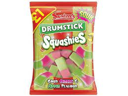 Swizzels Sour Drumstick Squashies Bag