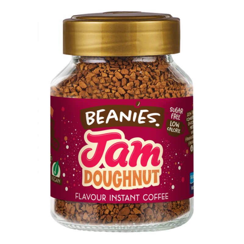 Beanies Jam Doughnut Coffee