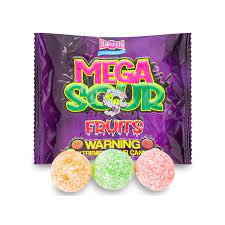 Mega Sour Fruits Candy Bag